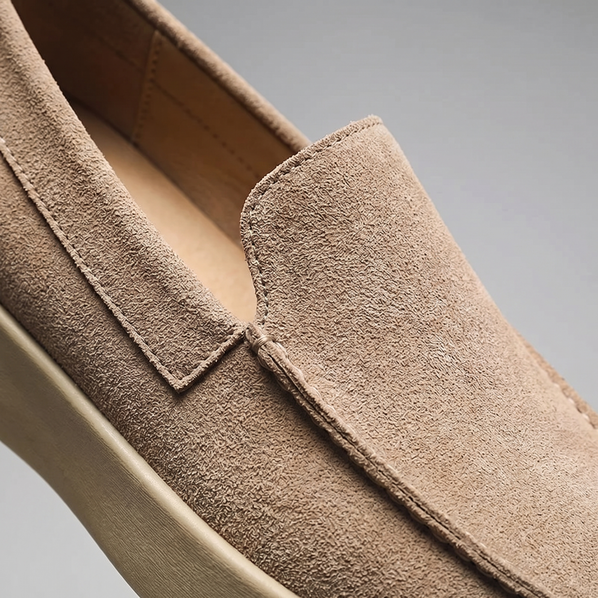 Men's Suede Slip On Loafer Sneakers Casual Shoes