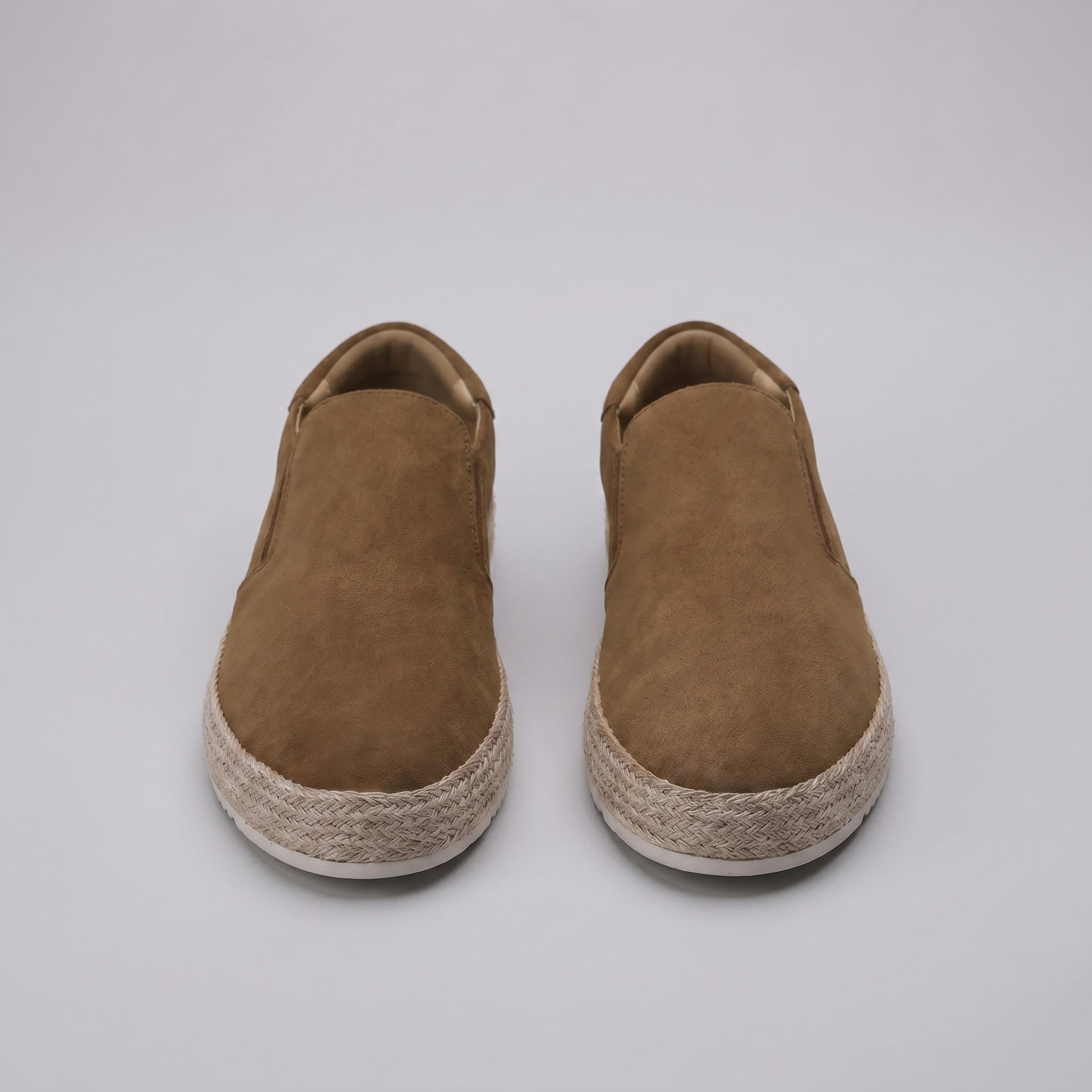 Men's Suede Slip On Espadrille Casual Summer Loafers