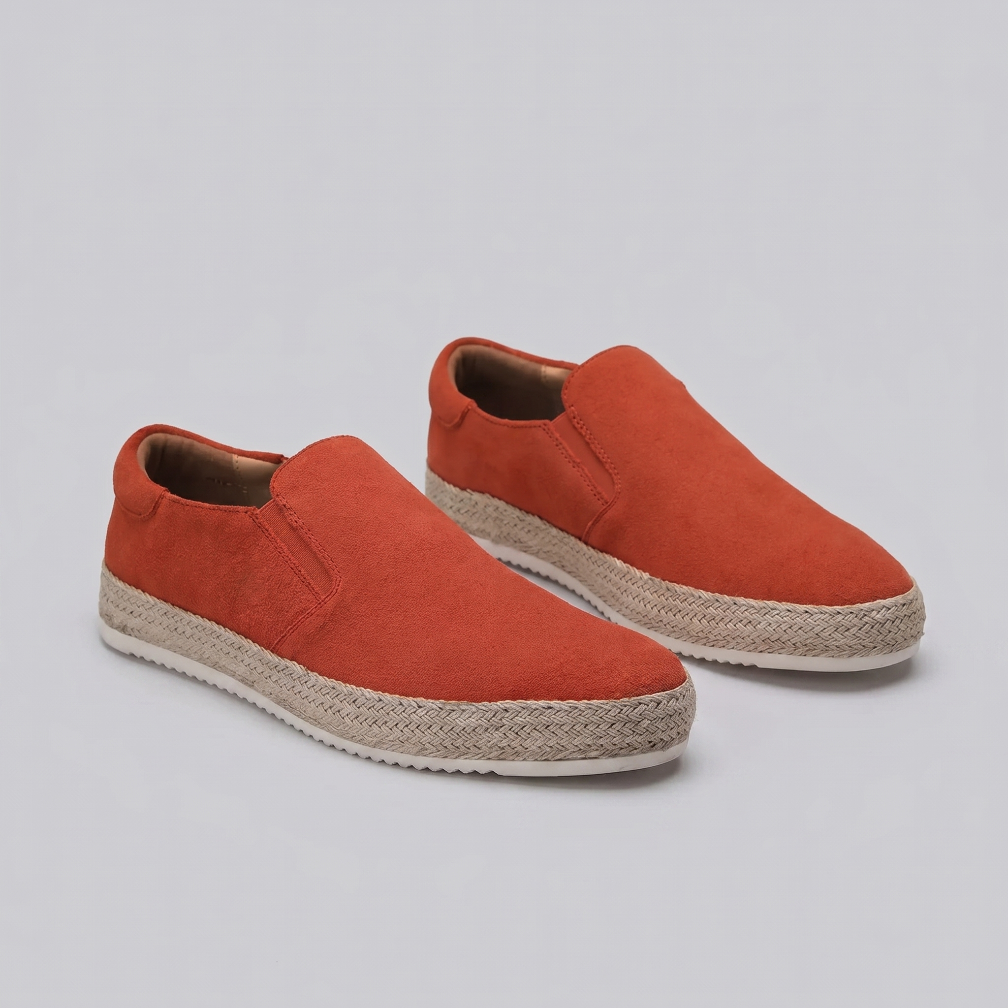 Men's Suede Slip On Espadrille Casual Summer Loafers