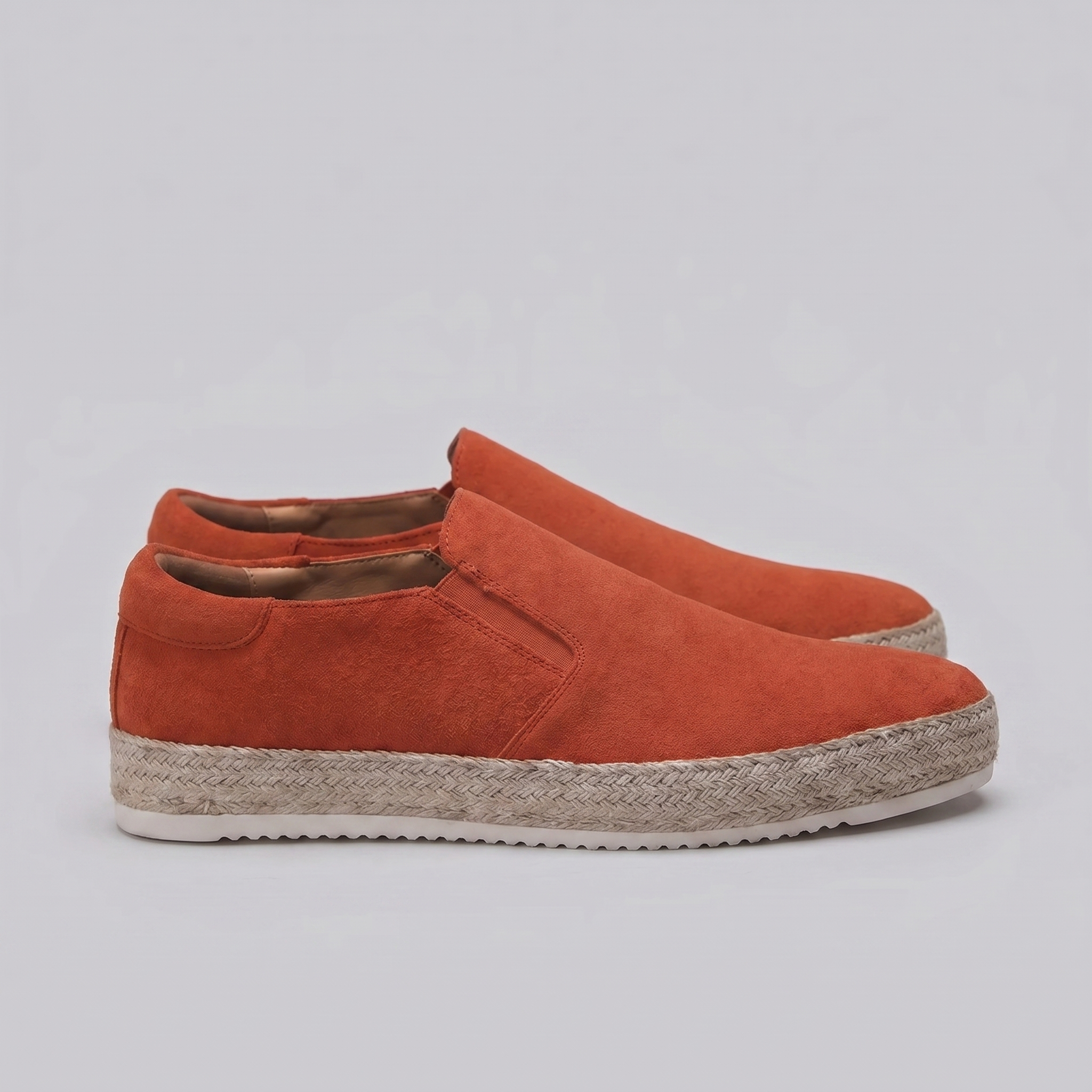 Men's Suede Slip On Espadrille Casual Summer Loafers