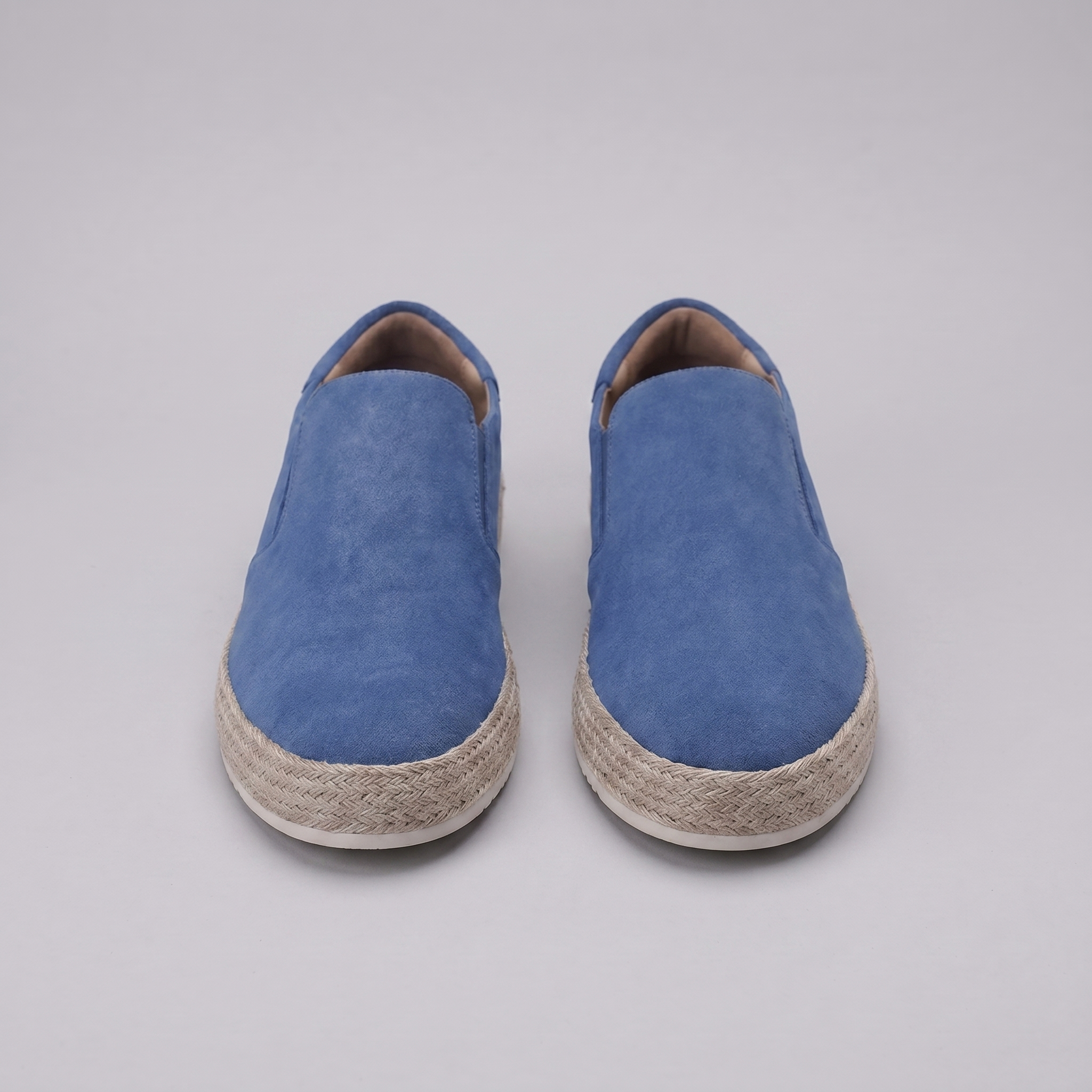 Men's Suede Slip On Espadrille Casual Summer Loafers