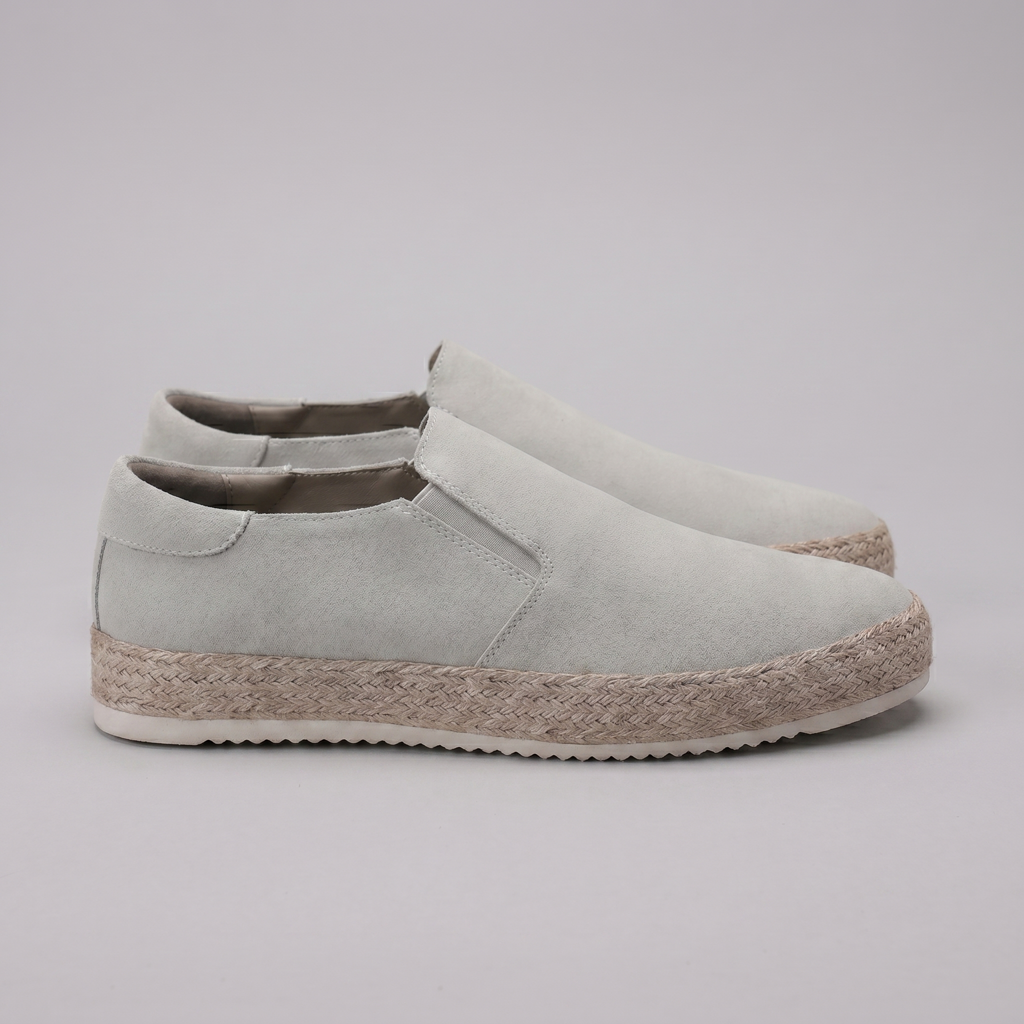 Men's Suede Slip On Espadrille Casual Summer Loafers