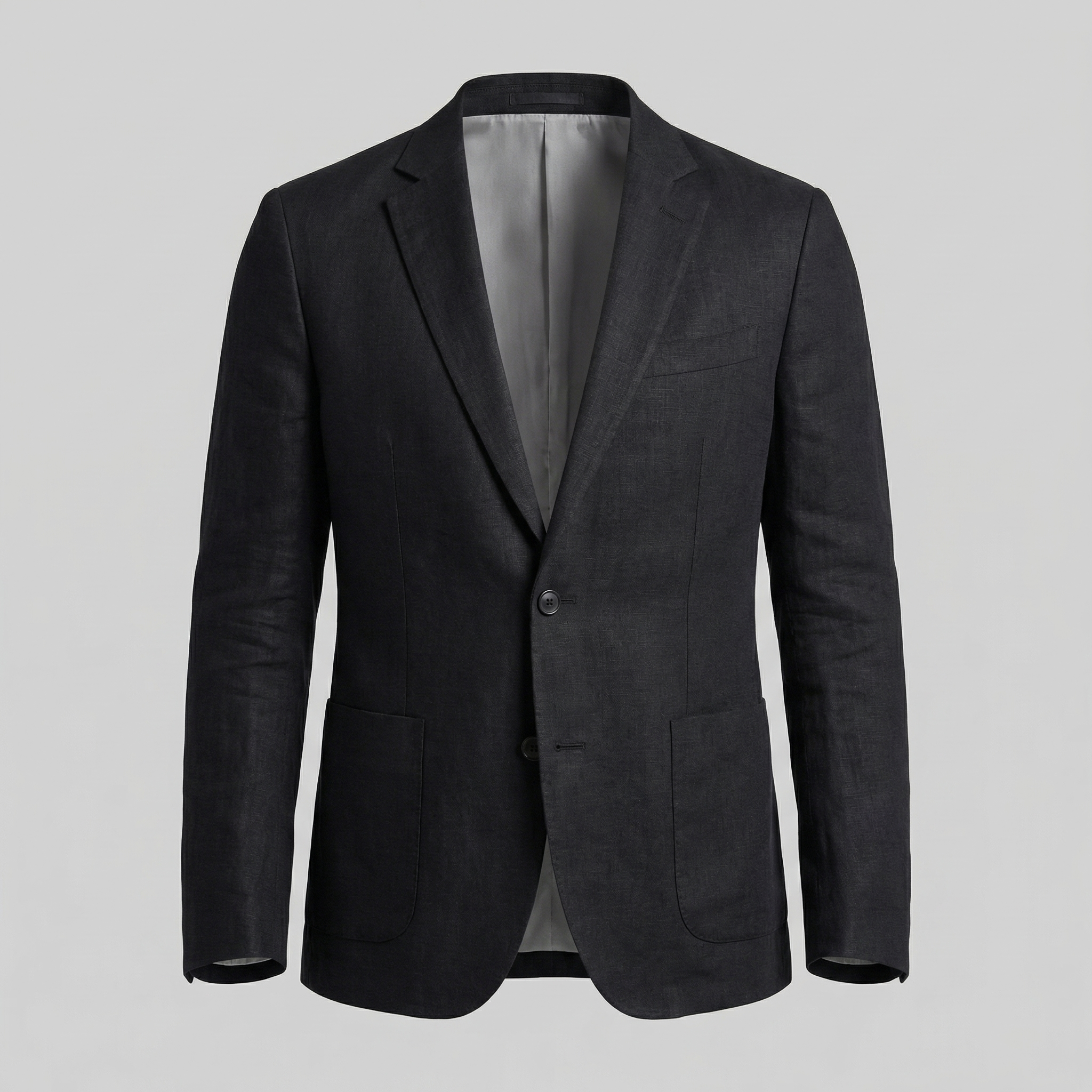 Men's Linen Blazer Relaxed Fit Smart Casual Summer