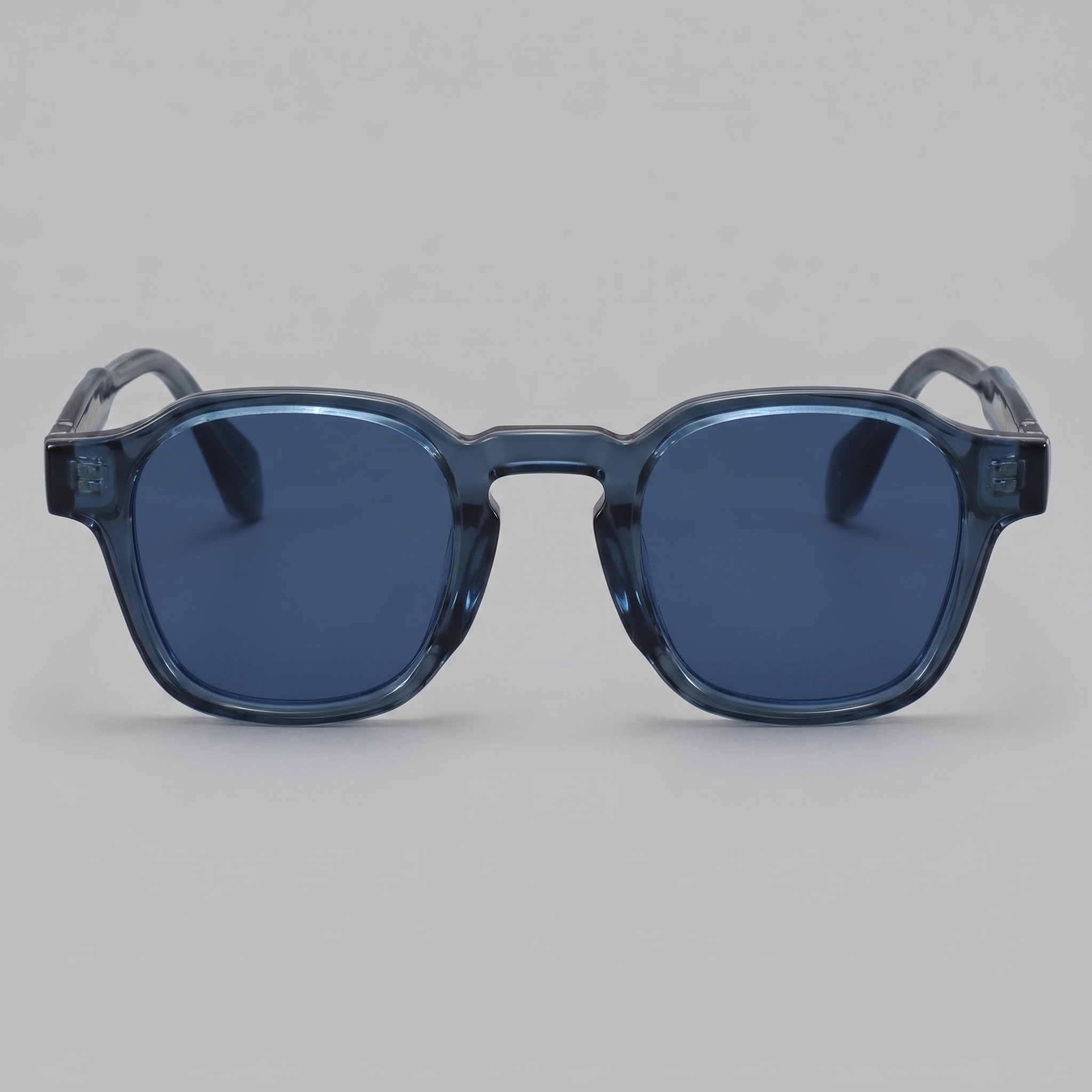 Men's Vintage Square Frame Sunglasses Dark Lens Summer