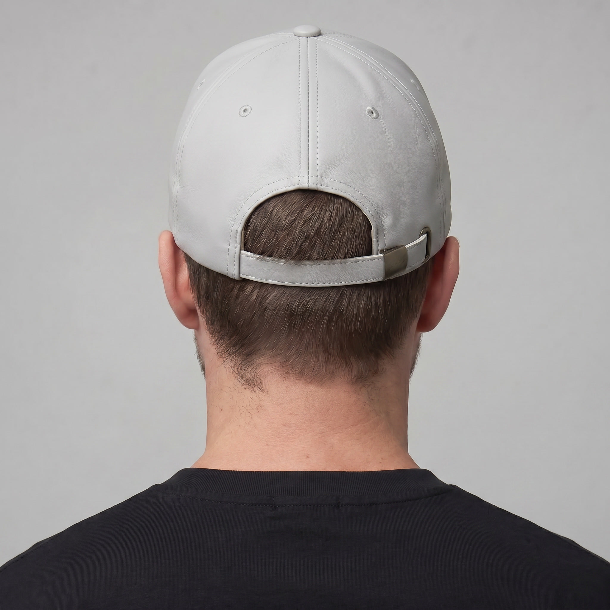 Men's Two Tone Baseball Cap Contrast Trim Adjustable