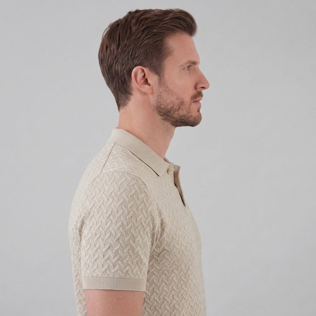 Men’s Summer Short Sleeve Solid Color Polo Shirt