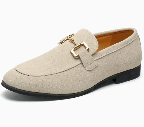 Men's Suede Horsebit Loafers Slip On Smart Casual Shoes
