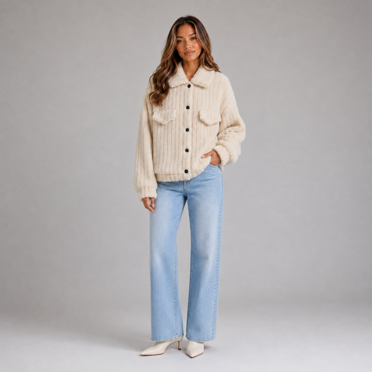 Women’s Plush Teddy Jacket