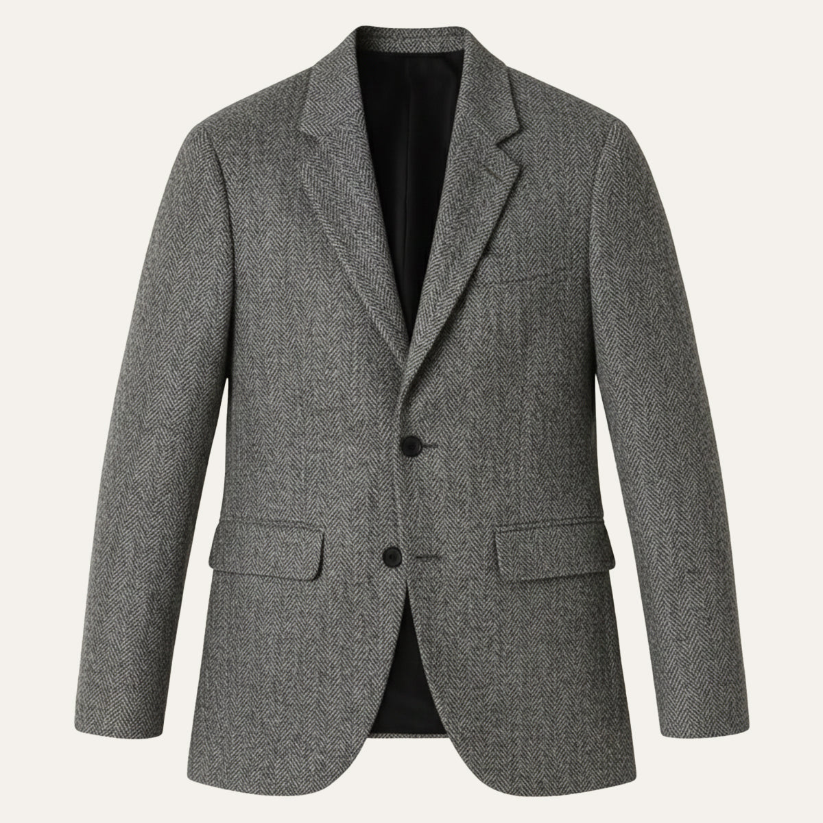 Men’s Classic Herringbone Tweed Blazer