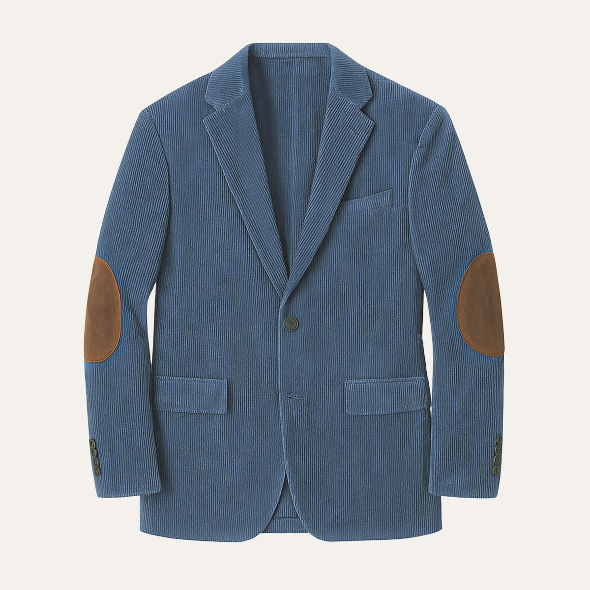 Men's Vintage Corduroy Blazer With Elbow Patches