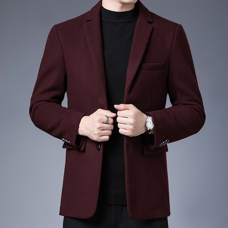 Men’s Classic Herringbone Tweed Blazer