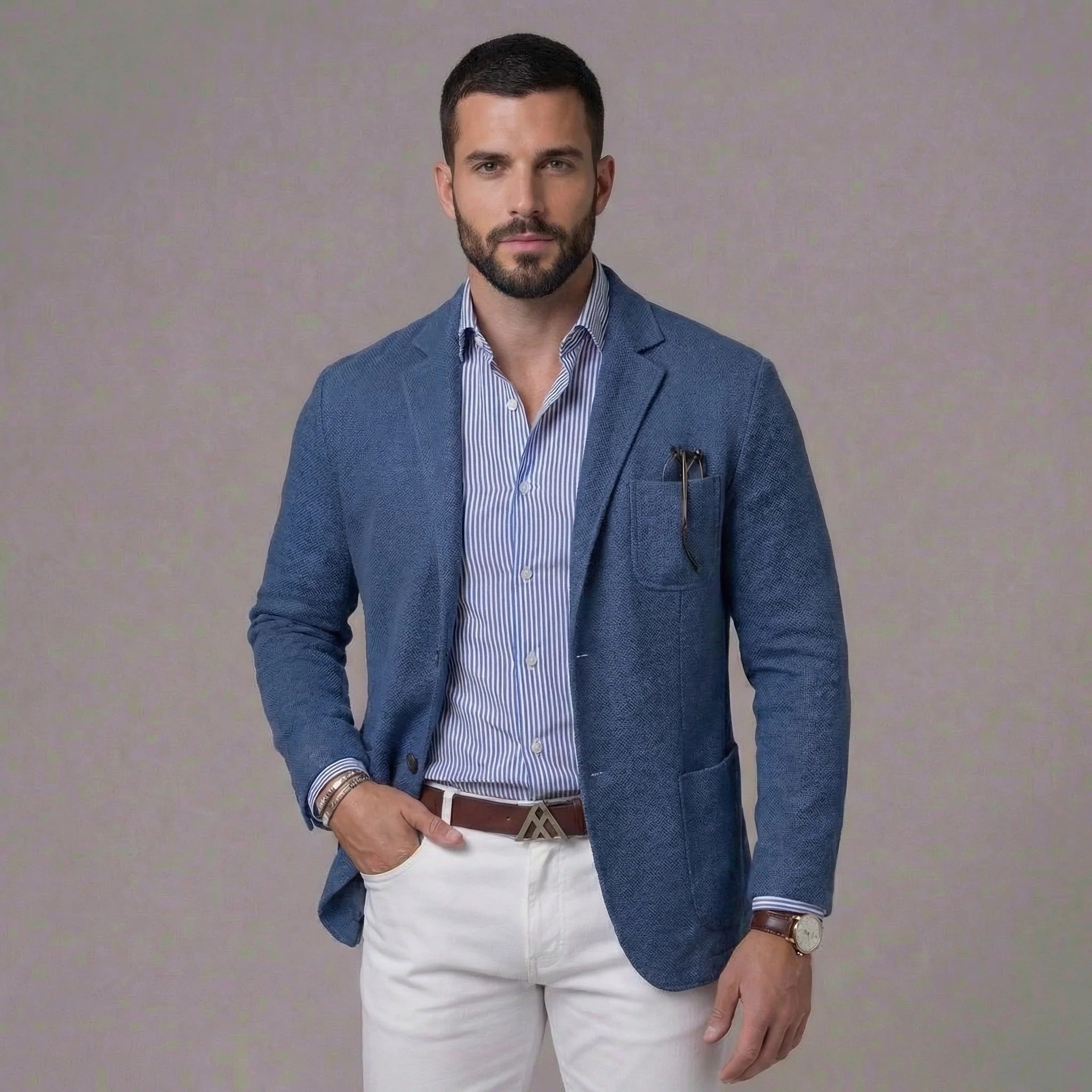Men's Single Breasted Casual Blazer