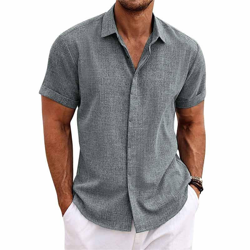 Harbor Short-Sleeve Summer Button-Front Shirt