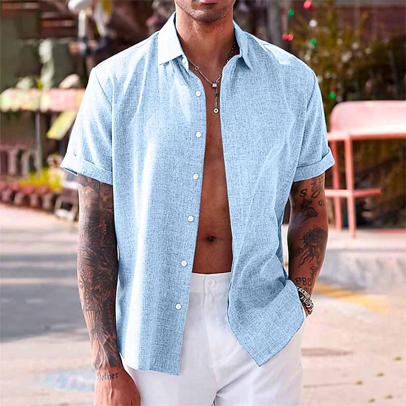 Harbor Short-Sleeve Summer Button-Front Shirt