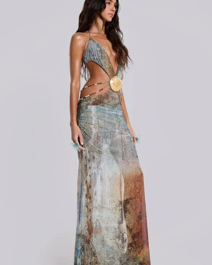 Siren of the Sea - Maxi Dress - Lena Muse