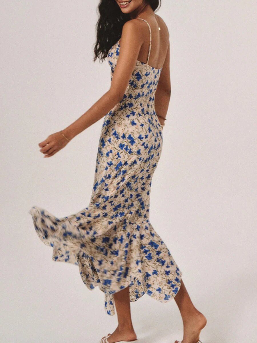 Skyla - Blooming Grace Floral Maxi Dress - Lena Muse