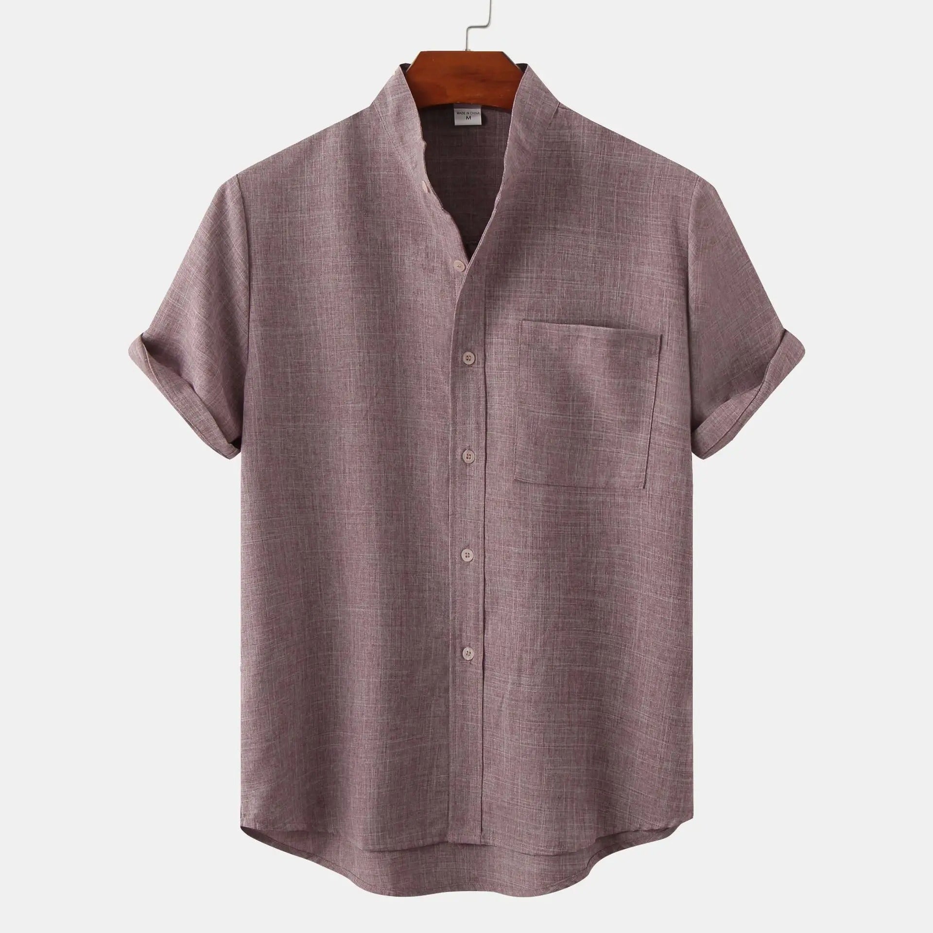 Bavmon Short-Sleeve Casual Summer Shirt