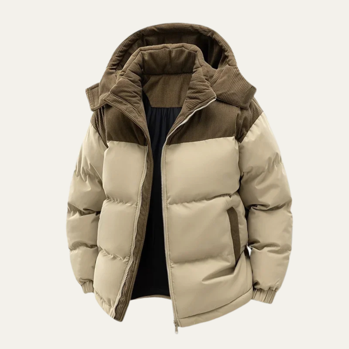 Men's Thick Winter Hooded Puffer Jacket
