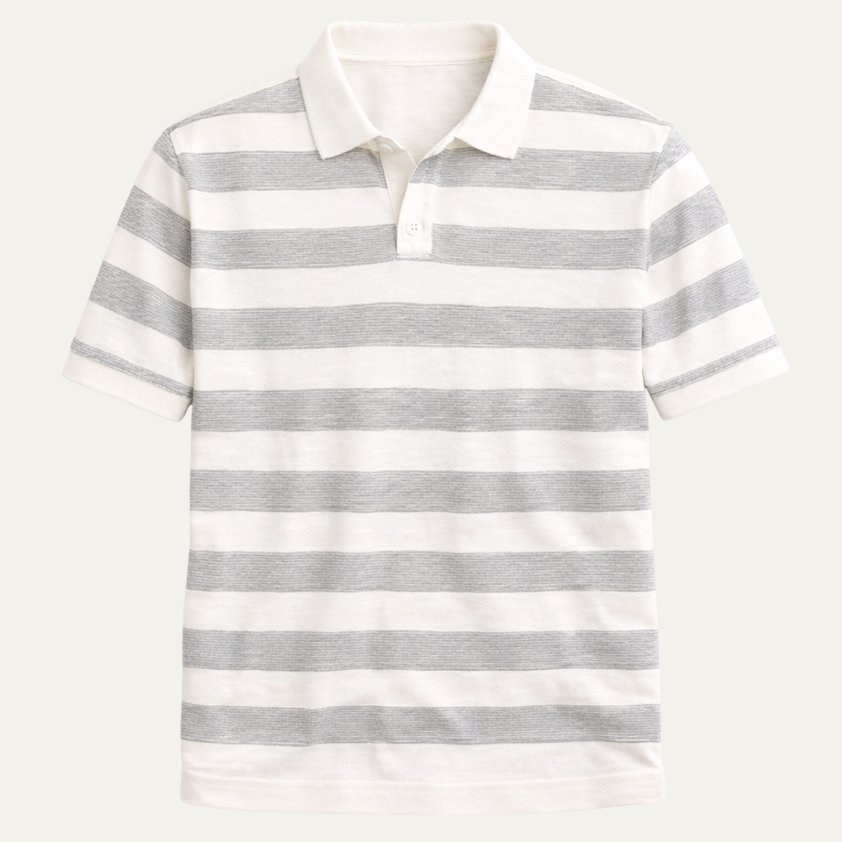 The Avignon Men's Short Sleeve Striped Polo