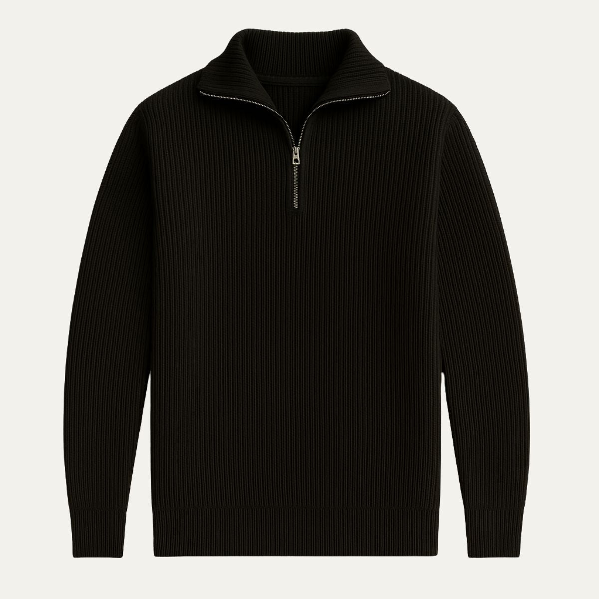 Maverick Quarter-Zip Knit Sweater