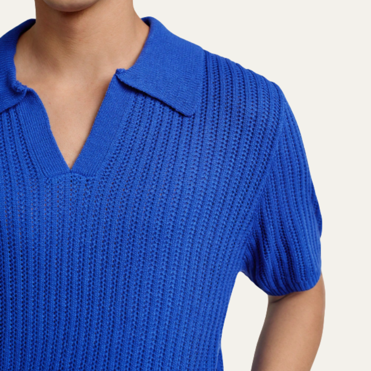 The Verona Men's Short Sleeve Knitted Polo Shirt