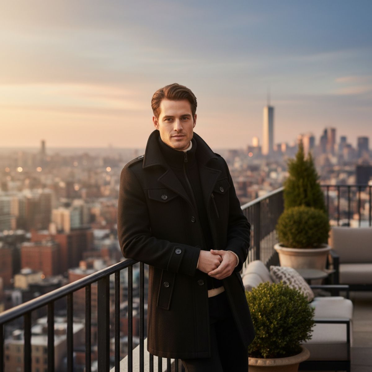 Leicester Double Layerd Coat