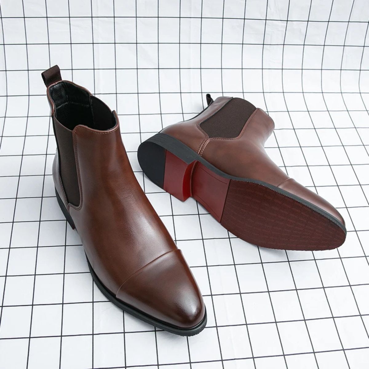 Men's Leather Chelsea Boots