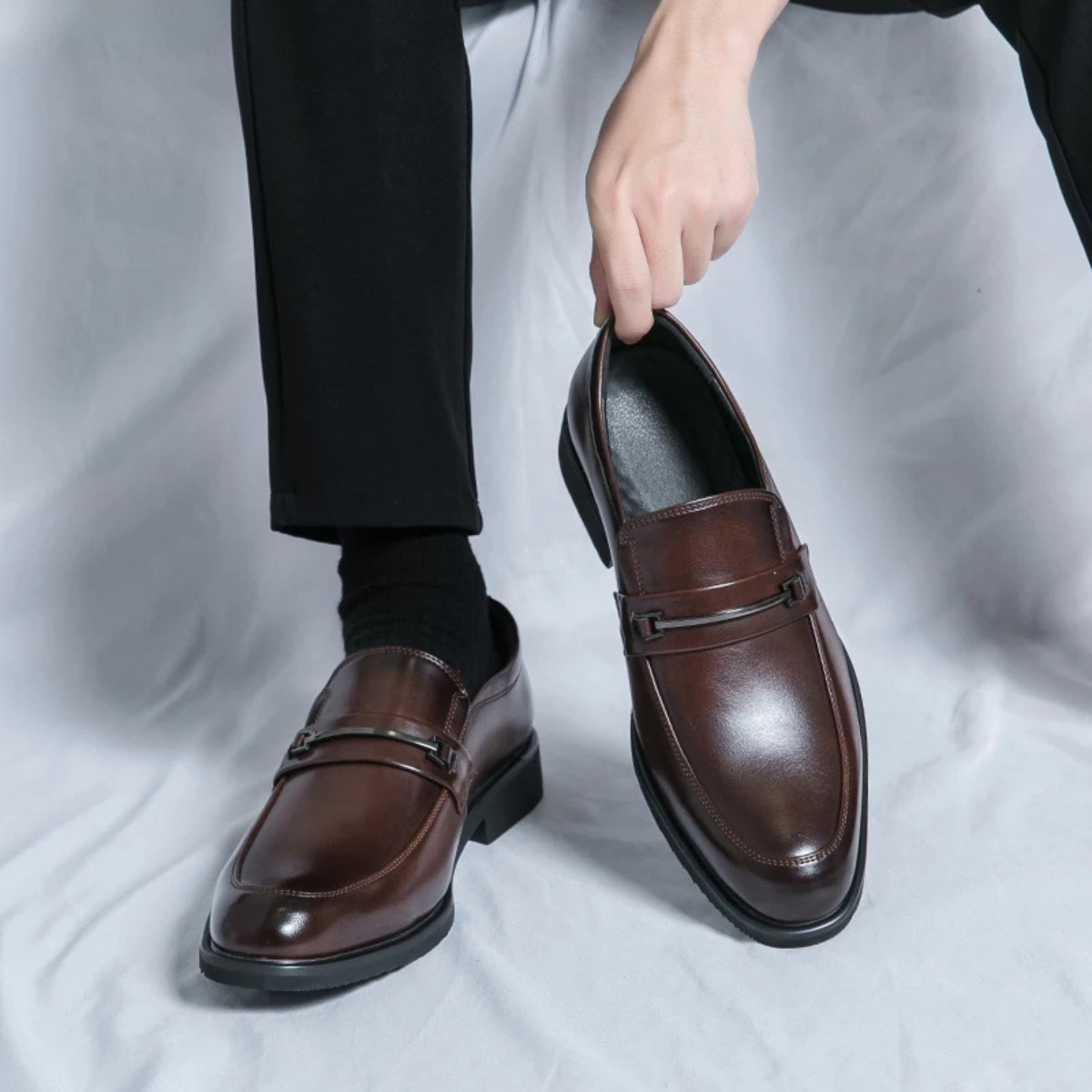 Men's Slip On Dress Shoes Formal Business Loafers