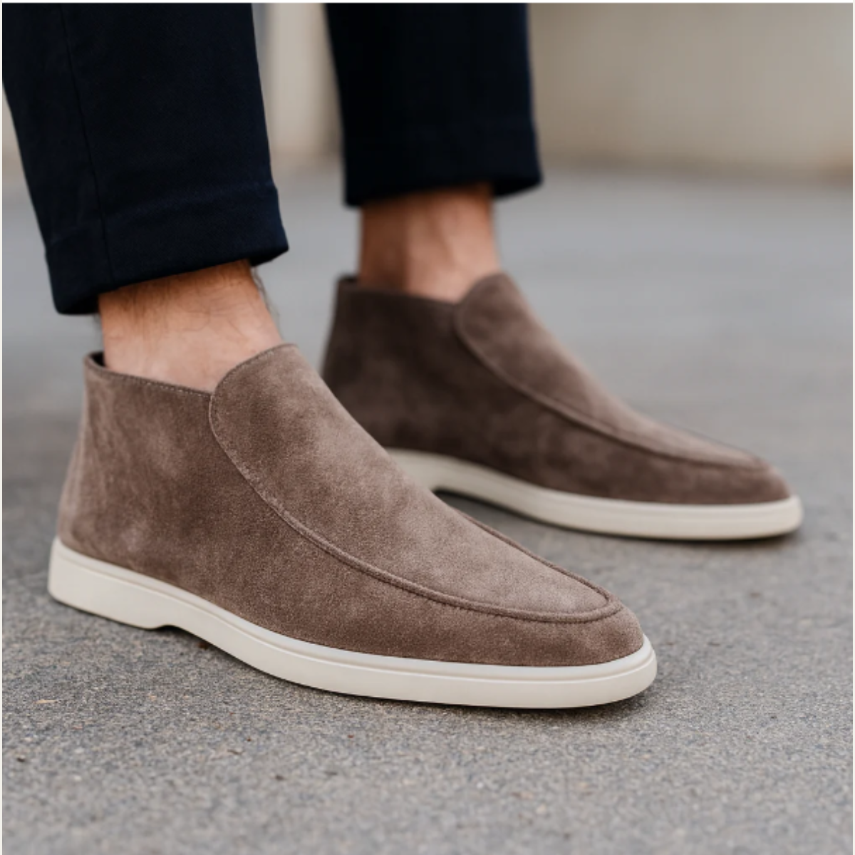 Men’s Smart Casual Slip-On Suede Loafers