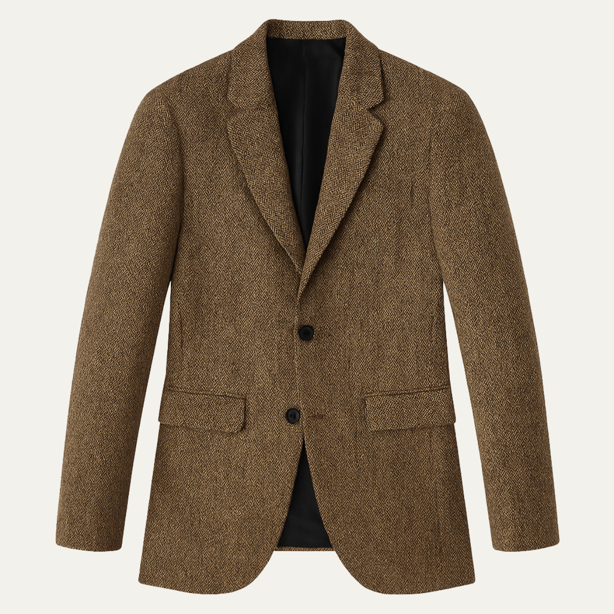 Men’s Classic Herringbone Tweed Blazer