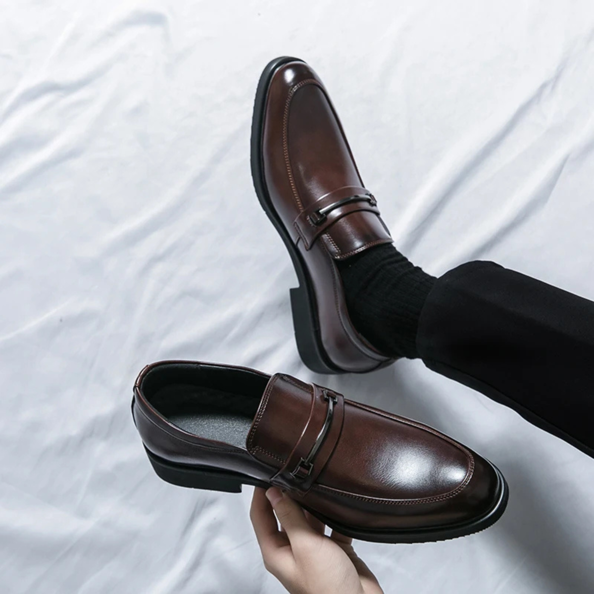 Men's Slip On Dress Shoes Formal Business Loafers
