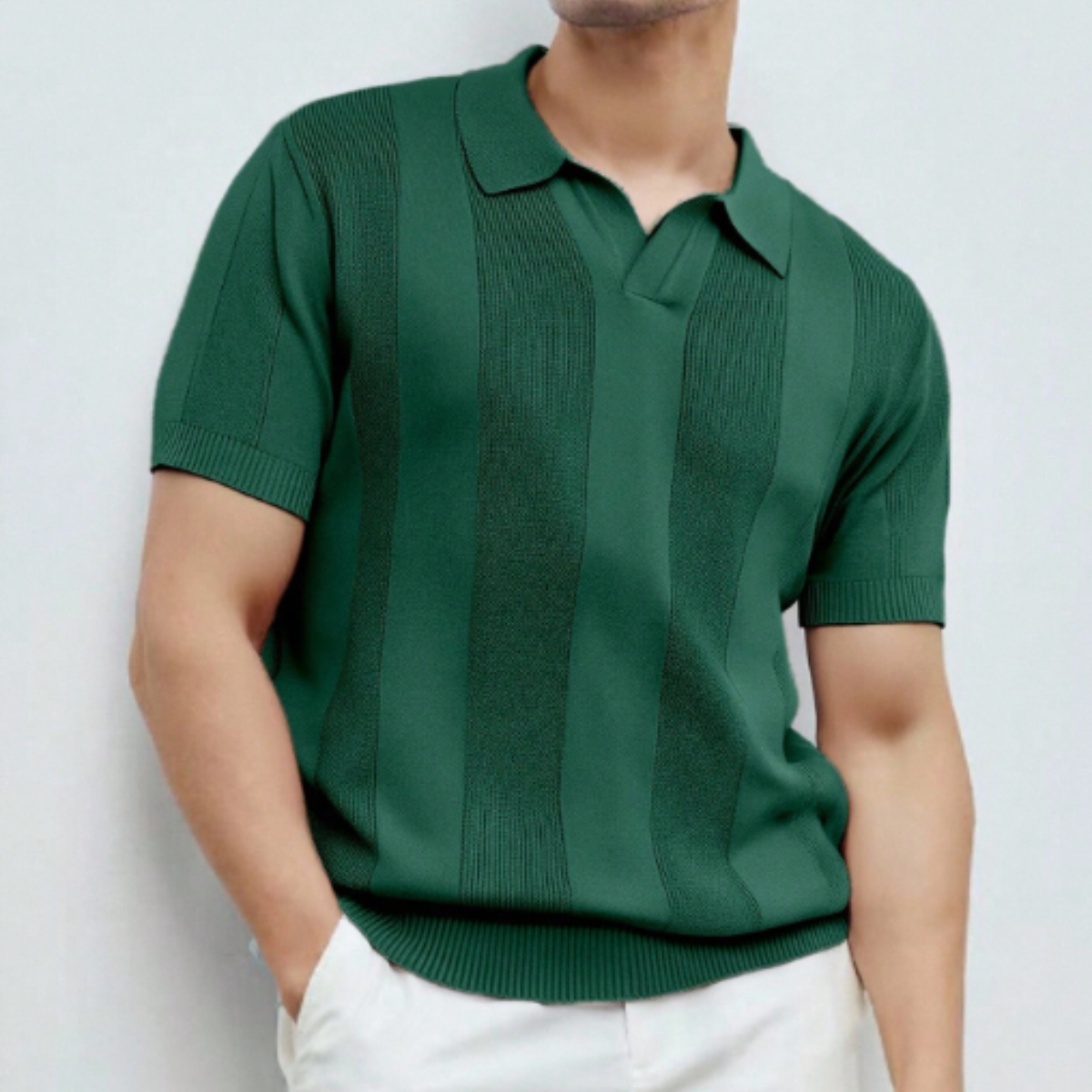 Renzo – Knitted Polo Shirt