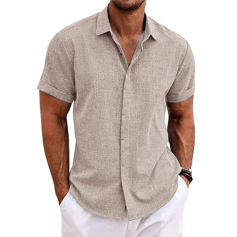 Harbor Short-Sleeve Summer Button-Front Shirt