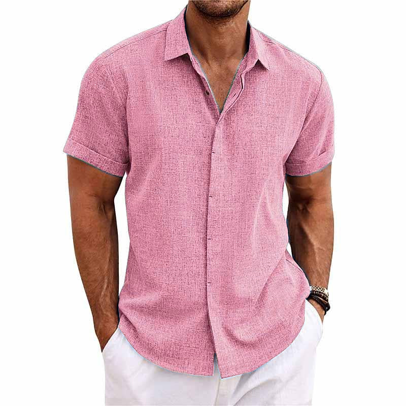Harbor Short-Sleeve Summer Button-Front Shirt