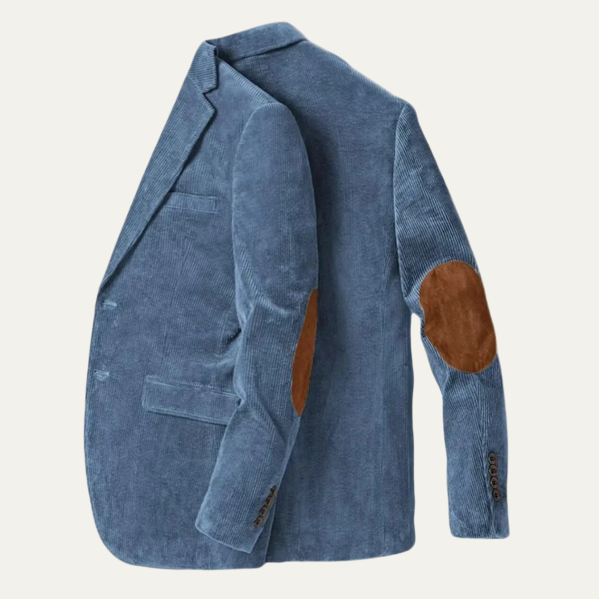 Men's Vintage Corduroy Blazer With Elbow Patches