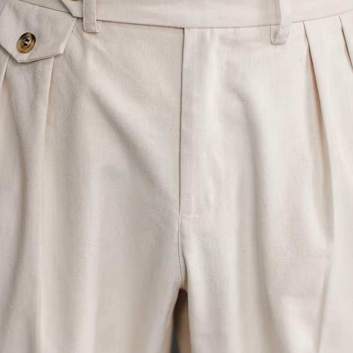 The Dorchester Men's Double Pleat Tailored Dress Trousers