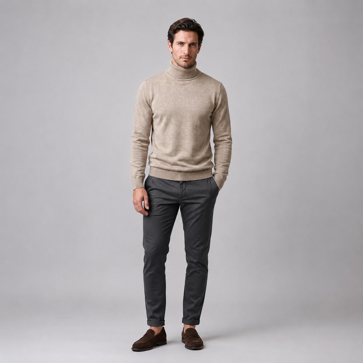 Men's Classic Turtleneck Sweater