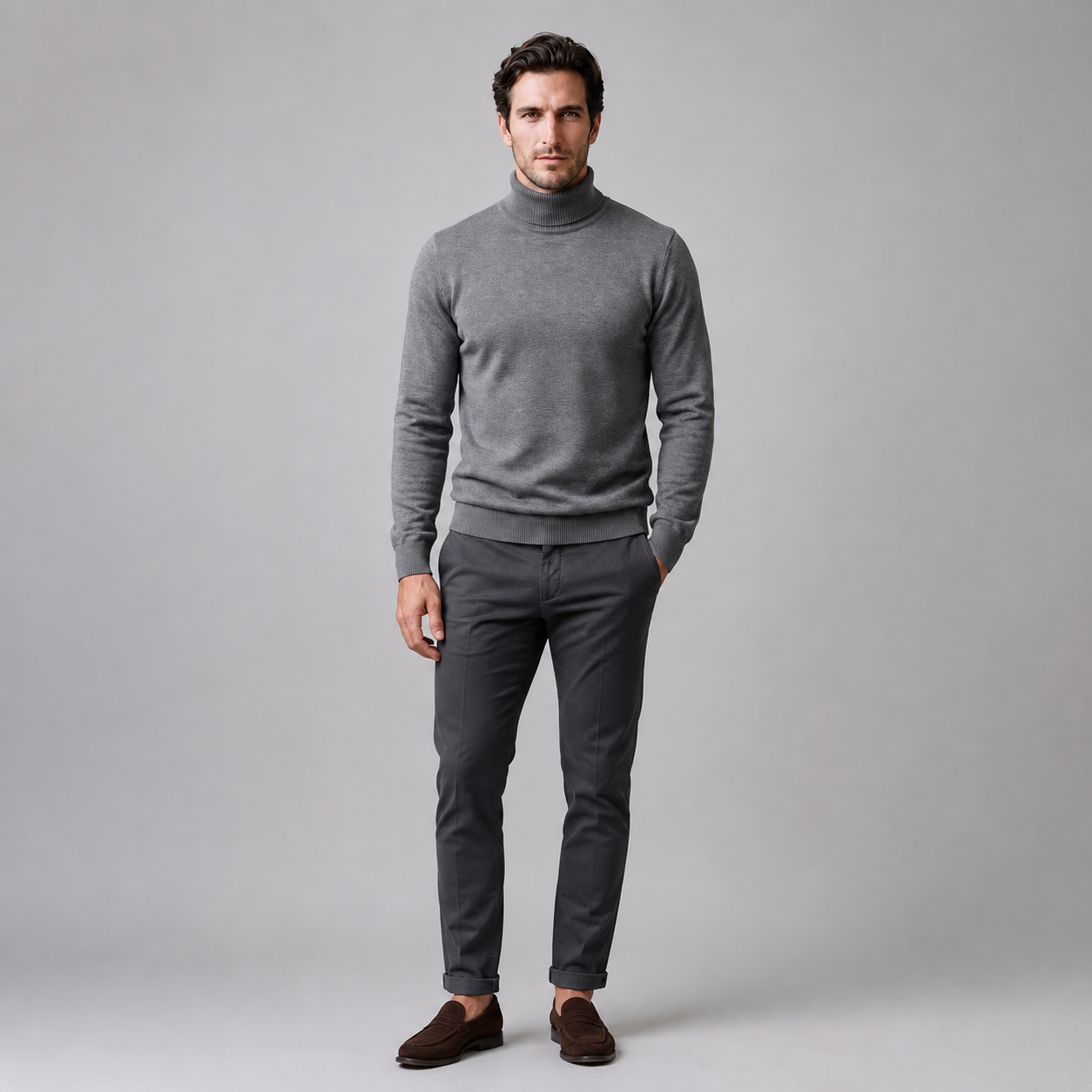 Men's Classic Turtleneck Sweater