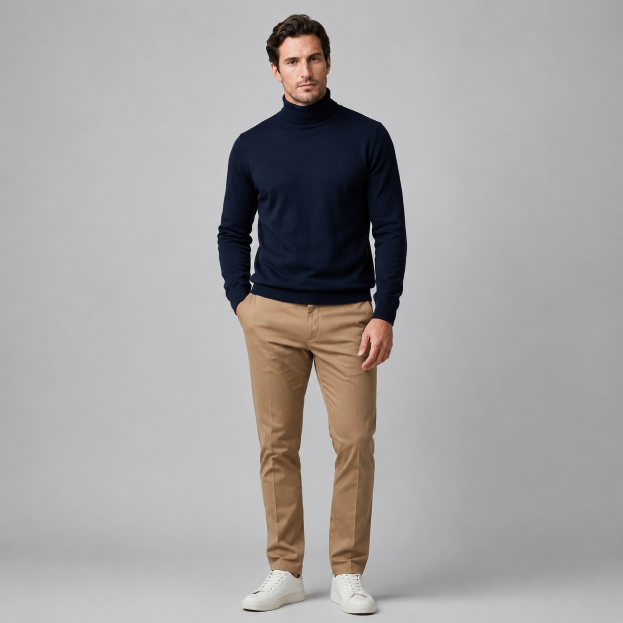 Men's Classic Turtleneck Sweater