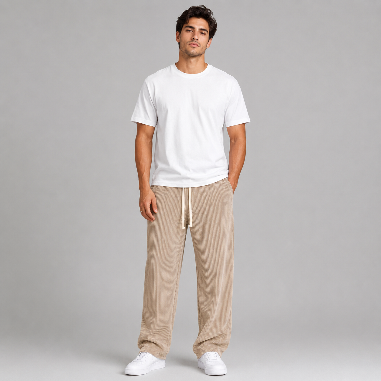 Men's Relaxed Fit Corduroy Trousers