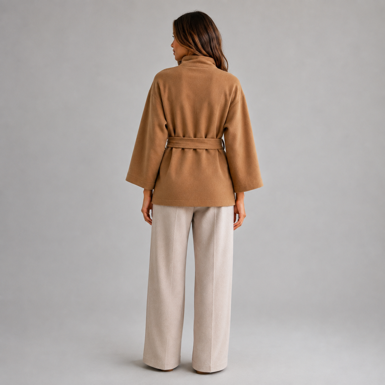 Women's Belted Cape Jacket