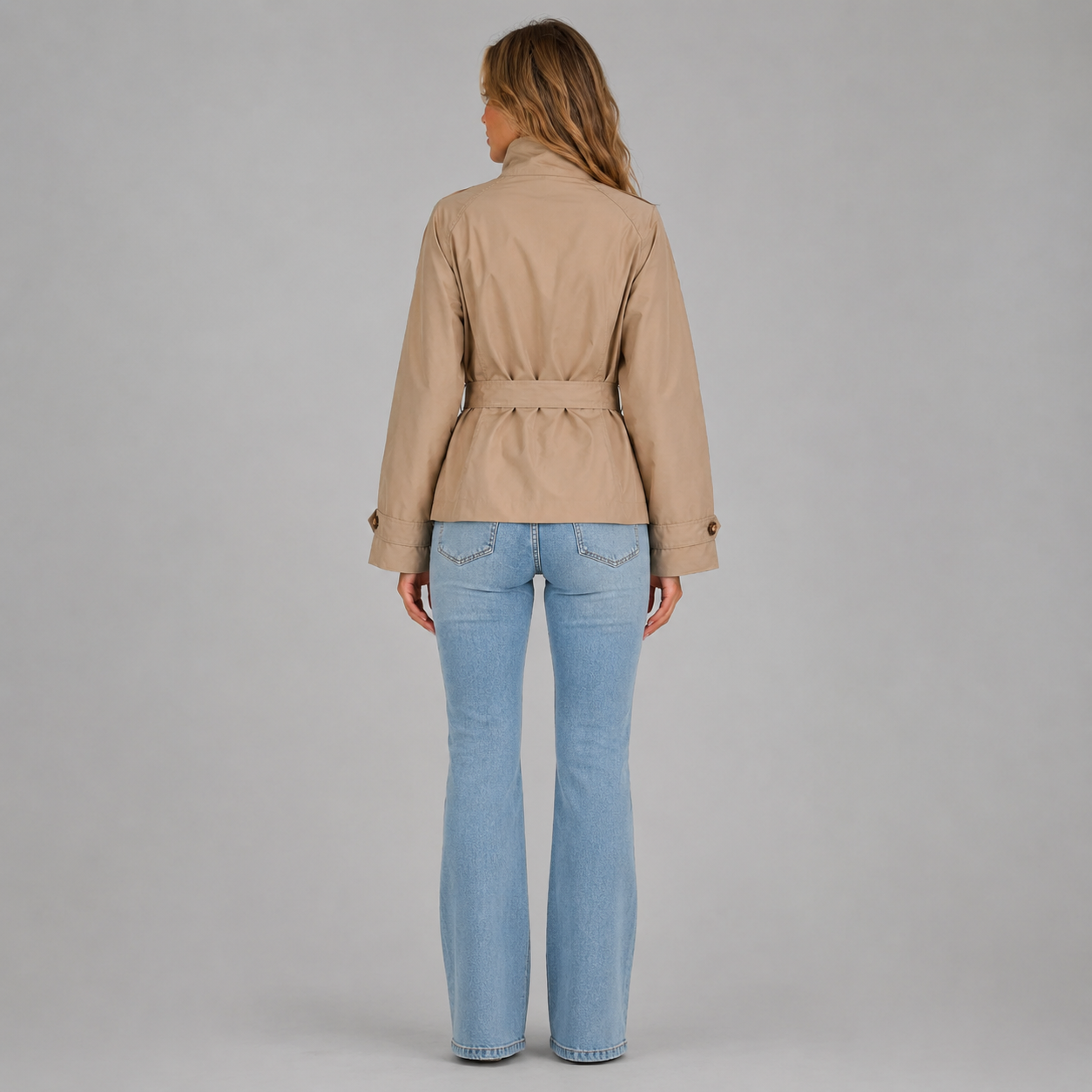 Women's Cropped Trench Jacket