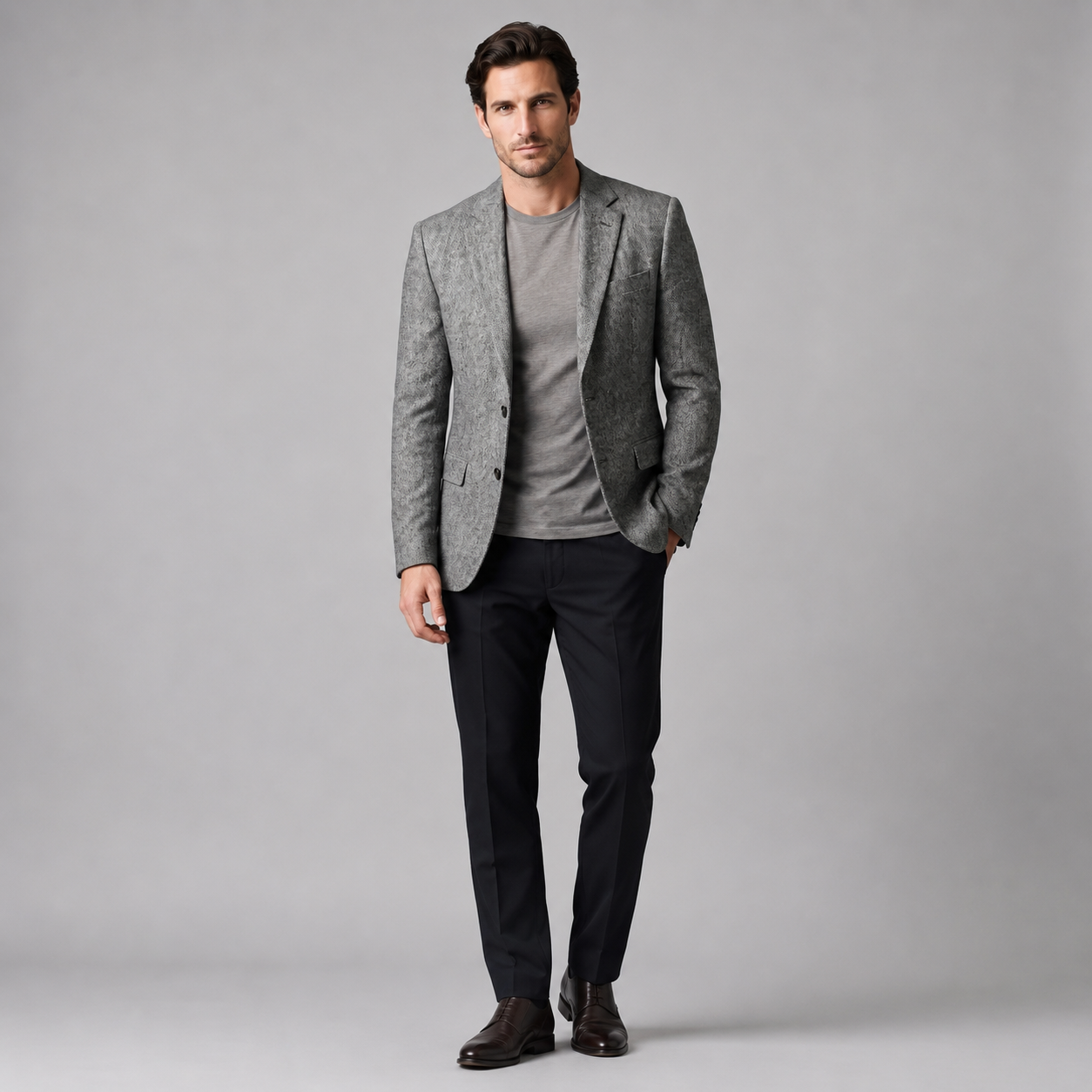 Men's Slim-Fit Winter Blazer Jacket