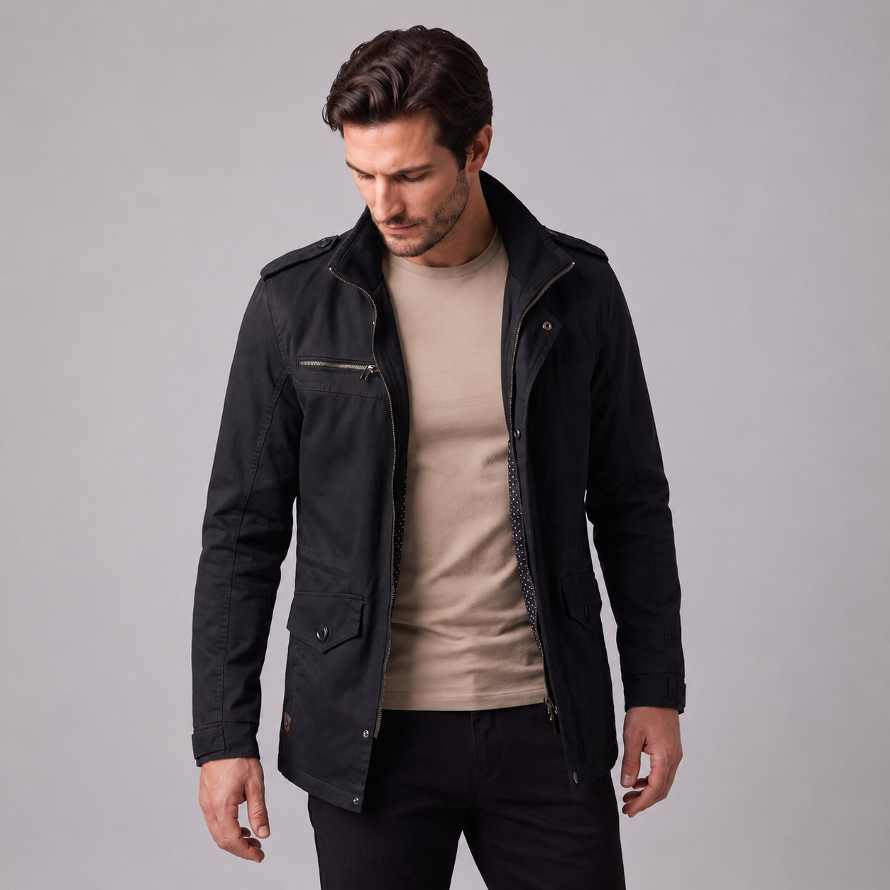 Men's Classic Padded Winter Jacket