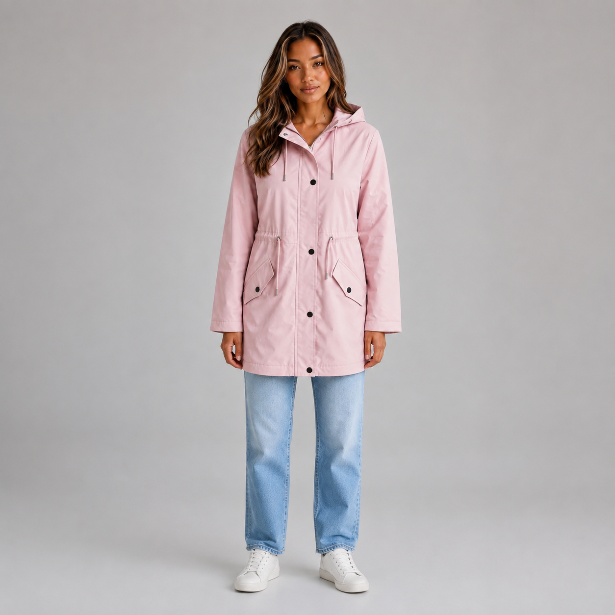 Women's Hooded Waterproof Parka Jacket