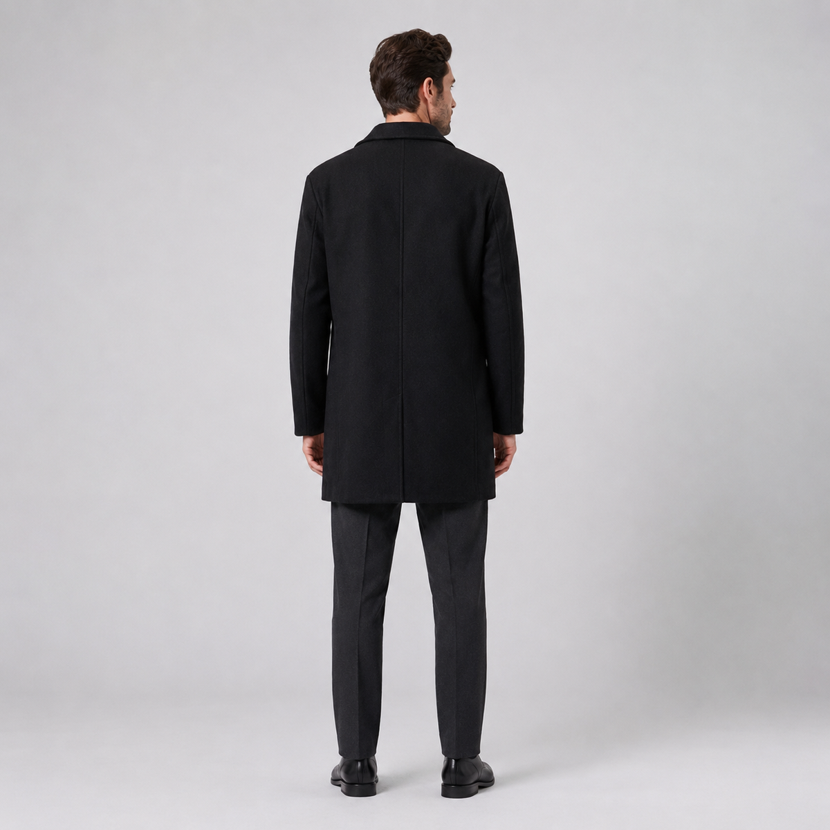 Men’s Single Breasted Tailored Overcoat