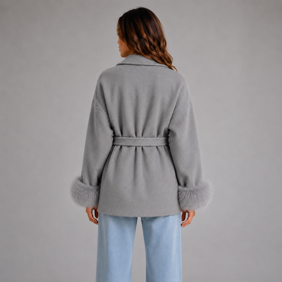 Women’s Belted Wool Blend Coat