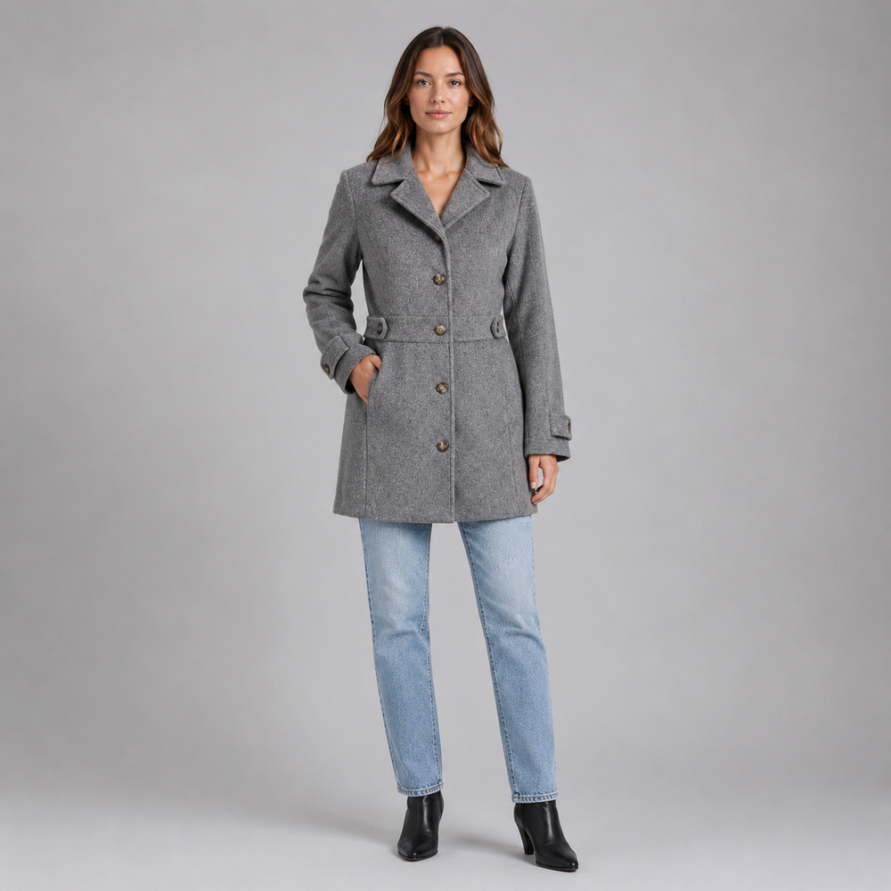 Women’s Tailored Button Coat