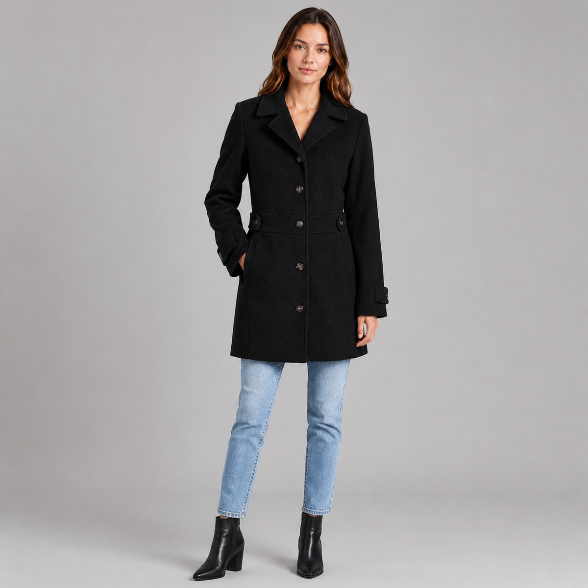 Women’s Tailored Button Coat