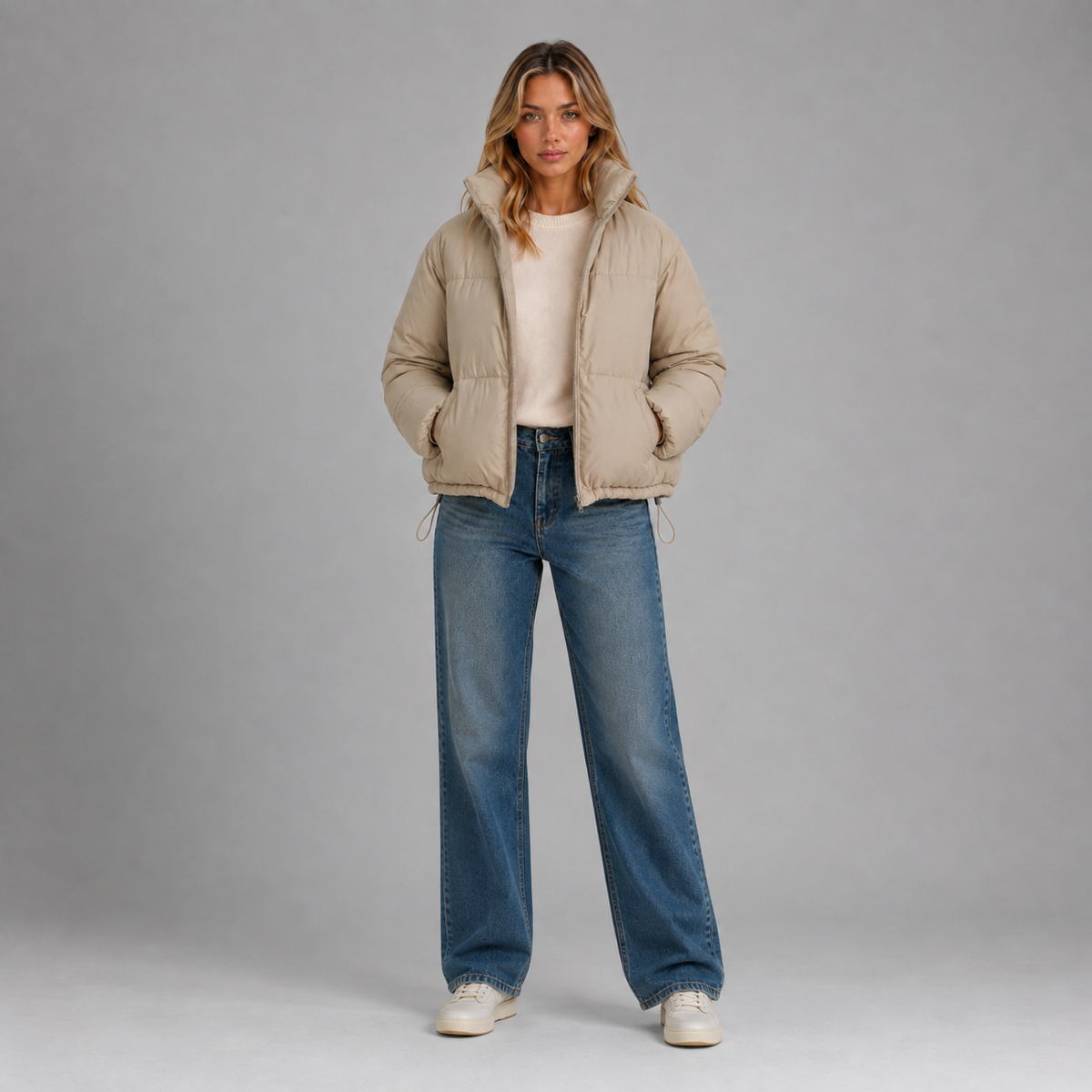 Women’s Cropped Puffer Jacket
